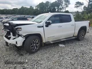 2022 GMC Sierra 1500 SLT with VIN 3GTUUDED1NG647888, listed as a Copart auction lot 66434285 with 71,603 mi miles and Salvage title. Bid and sale history available at DreamBid. Image 1.