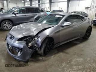 2010 Hyundai Genesis Coupe with VIN KMHHU6KH9AU035493, listed as a Copart auction lot 69453065 with 168,265 mi miles and Salvage title. Bid and sale history available at DreamBid. Image 1.