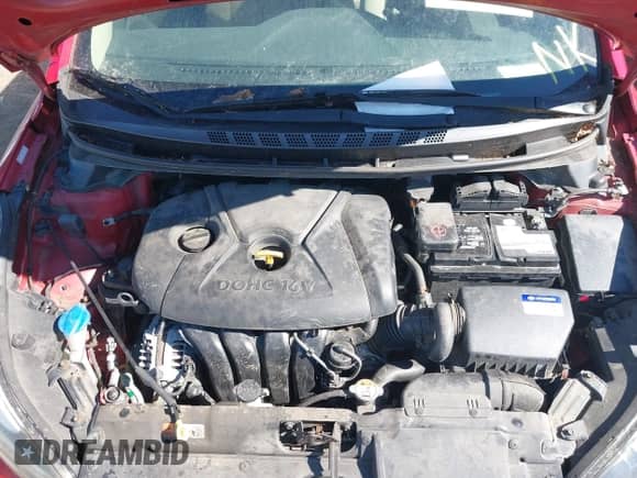 2016 Hyundai Elantra Value Edition with VIN KMHDH4AE8GU489354, listed as a IAAI auction lot 39574508 with Not provided miles and . Bid and sale history available at DreamBid. Image 10.