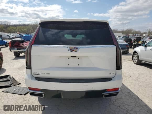 2021 Cadillac Escalade ESV Premium Luxury с VIN 1GYS4KKL0MR479659, выставлен на аукционе Copart как лот 50821315 с пробегом 57 526 миль миль и Списание • Salvage title. История ставок и продаж доступна на DreamBid. Изображение 6.