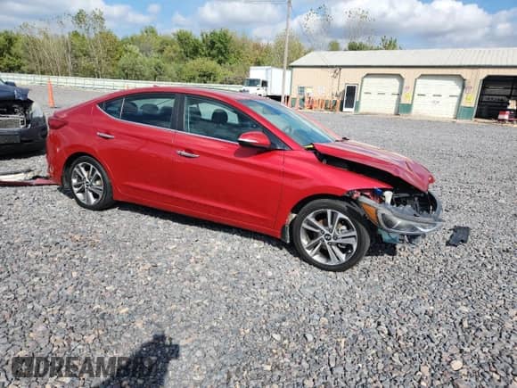 2017 Hyundai Elantra SE with VIN 5NPD84LF0HH094879, listed as a Copart auction lot 81233885 with 148,595 mi miles and Salvage title. Bid and sale history available at DreamBid. Image 4.