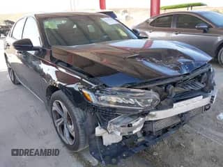 2018 Honda Accord EX-L with VIN 1HGCV2F6XJA041707, listed as a IAAI auction lot 41317282 with 112,990 mi miles and . Bid and sale history available at DreamBid. Image 1.