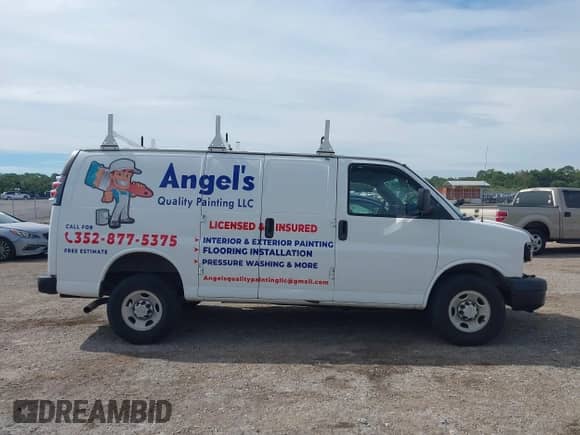 2011 Chevrolet Express Cargo with VIN 1GCWGFFA9B1113855, listed as a IAAI auction lot 43193955 with 117,753 mi miles and . Bid and sale history available at DreamBid. Image 14.