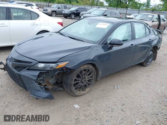 2024 Toyota Camry TRD with VIN 4T1KZ1AK1RU102588, listed as a IAAI auction lot 42252818 with 13,443 mi miles and . Bid and sale history available at DreamBid. Image 18.