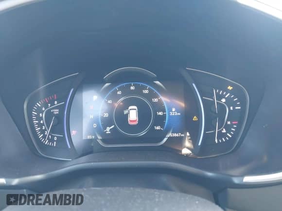2020 Hyundai Santa Fe Limited with VIN 5NMS53AD2LH179773, listed as a IAAI auction lot 43216852 with 53,867 mi miles and . Bid and sale history available at DreamBid. Image 7.