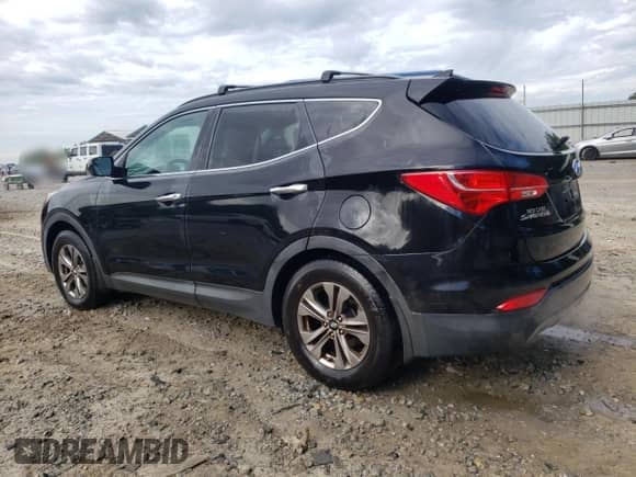 2016 Hyundai Santa Fe with VIN 5XYZU3LBXGG345566, listed as a Copart auction lot 55915735 with 142,742 mi miles and Salvage title. Bid and sale history available at DreamBid. Image 2.