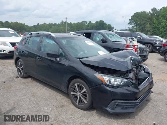 2020 Subaru Impreza Premium with VIN 4S3GTAV61L3732312, listed as a IAAI auction lot 42494432 with 118,419 mi miles and . Bid and sale history available at DreamBid. Image 1.