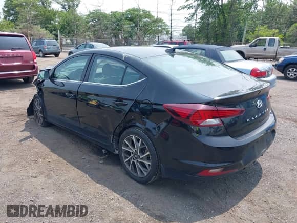 2020 Hyundai Elantra SEL with VIN KMHD84LF8LU071358, listed as a IAAI auction lot 42464528 with Not provided miles and . Bid and sale history available at DreamBid. Image 3.