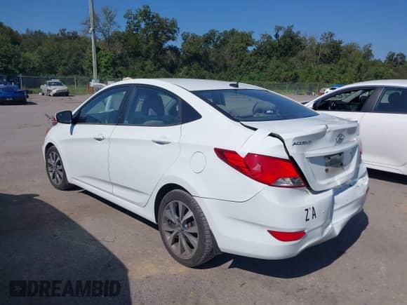 2016 Hyundai Accent SE with VIN KMHCU4AE0GU049958, listed as a IAAI auction lot 43402152 with 151,299 mi miles and . Bid and sale history available at DreamBid. Image 3.