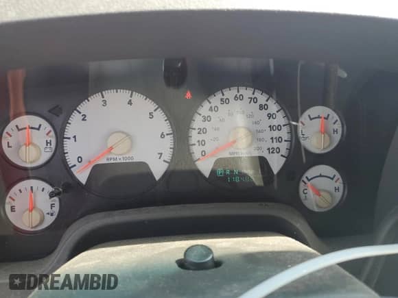 2006 Dodge 2500 SLT with VIN 1D7KS28D56J171812, listed as a Copart auction lot 64180555 with 118,486 mi miles and Salvage title. Bid and sale history available at DreamBid. Image 9.