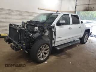 2018 GMC Sierra 1500 SLT z VIN 3GTU2NEC2JG617358, wystawiony jako Copart lot #80059515 z przebiegiem 114 449 mil mil oraz Szkoda całkowita • Salvage title. Historia ofert i sprzedaży dostępna na DreamBid. Obrazek 1.