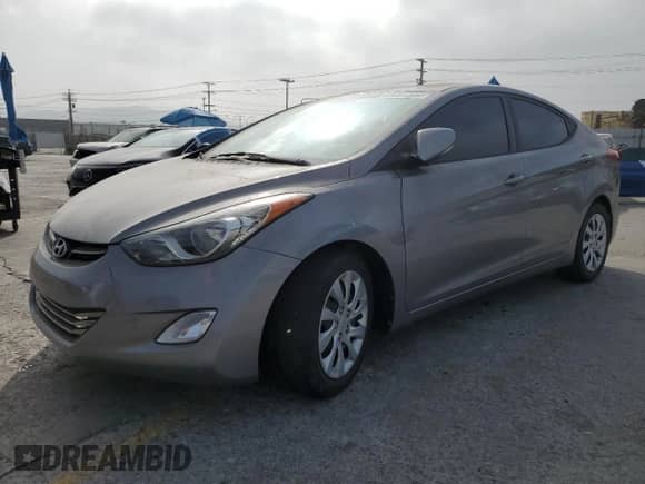 2011 Hyundai Elantra GLS with VIN KMHDH4AE0BU151004, listed as a Copart auction lot 69081305 with 184,668 mi miles and Salvage title. Bid and sale history available at DreamBid. Image 1.