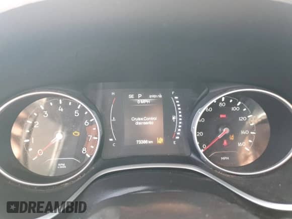 2020 Jeep Compass Latitude z VIN 3C4NJDBB1LT240917, wystawiony jako Copart lot #85281515 z przebiegiem 73 386 mil mil oraz Szkoda całkowita • Salvage title. Historia ofert i sprzedaży dostępna na DreamBid. Obrazek 9.