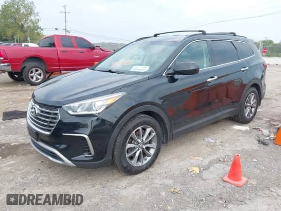 2017 Hyundai Santa Fe SE with VIN KM8SMDHF3HU223503, listed as a IAAI auction lot 43266183 with 146,751 mi miles and . Bid and sale history available at DreamBid. Image 2.