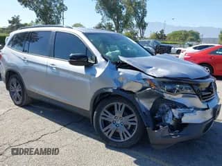 2022 Honda Pilot Sport with VIN 5FNYF5H31NB013054, listed as a IAAI auction lot 42676763 with Not provided miles and . Bid and sale history available at DreamBid. Image 1.