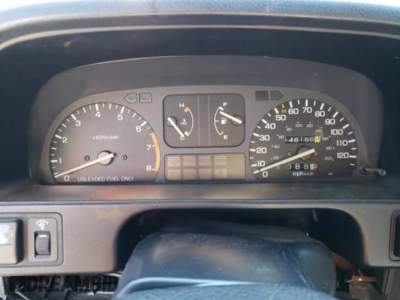 1991 Honda Civic with VIN 2HGED6341MH520657, listed as a Copart auction lot 88340885 with 146,166 mi miles and Salvage title. Bid and sale history available at DreamBid. Image 9.