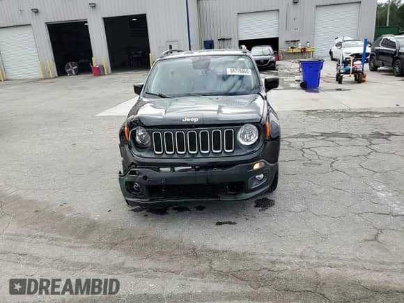2018 Jeep Renegade Altitude with VIN ZACCJABB0JPJ51038, listed as a Copart auction lot 84776665 with 52,818 mi miles and Salvage title. Bid and sale history available at DreamBid. Image 14.