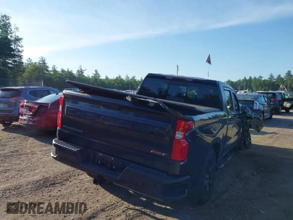 2022 Chevrolet Silverado 1500 RST with VIN 3GCUDEET4NG549144, listed as a IAAI auction lot 42576301 with 78,762 mi miles and . Bid and sale history available at DreamBid. Image 4.