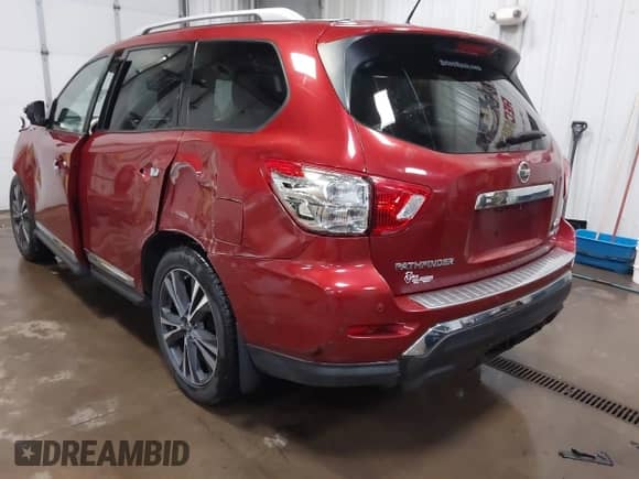 2017 Nissan Pathfinder SL z VIN 5N1DR2MM6HC607574, wystawiony jako IAAI lot #41707742 z przebiegiem 115 663 mil mil oraz . Historia ofert i sprzedaży dostępna na DreamBid. Obrazek 3.