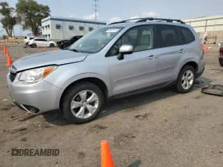 2014 Subaru Forester Premium with VIN JF2SJACC5EG479663, listed as a Copart auction lot 65037125 with 111,831 mi miles and Clean title. Bid and sale history available at DreamBid. Image 1.