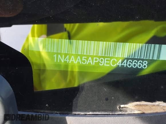 2014 Nissan Maxima SV z VIN 1N4AA5AP9EC446668, wystawiony jako IAAI lot #42846517 z przebiegiem 278 952 mil mil oraz . Historia ofert i sprzedaży dostępna na DreamBid. Obrazek 9.