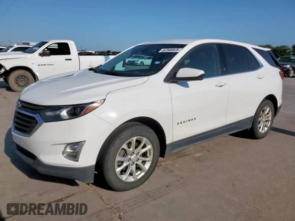 2020 Chevrolet Equinox LT z VIN 2GNAXJEV9L6134891, wystawiony jako Copart lot #67548925 z przebiegiem 164 318 mil mil oraz Szkoda całkowita • Salvage title. Historia ofert i sprzedaży dostępna na DreamBid. Obrazek 1.