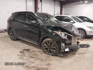 2018 Hyundai Santa Fe Ultimate with VIN 5XYZWDLA6JG518207, listed as a IAAI auction lot 41690166 with 101,603 mi miles and . Bid and sale history available at DreamBid. Image 1.