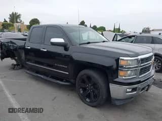 2014 Chevrolet Silverado 1500 LTZ with VIN 1GCVKSEC1EZ321773, listed as a IAAI auction lot 42448999 with 76,478 mi miles and . Bid and sale history available at DreamBid. Image 1.
