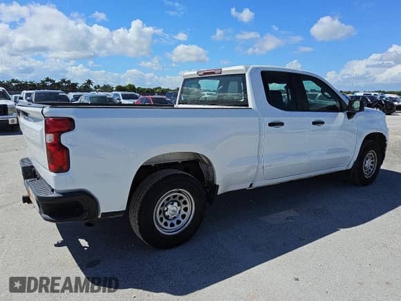 2019 Chevrolet Silverado 1500 Work Truck with VIN 1GCRWAEH8KZ329683, listed as a Copart auction lot 71934535 with 244,208 mi miles and Clean title. Bid and sale history available at DreamBid. Image 3.