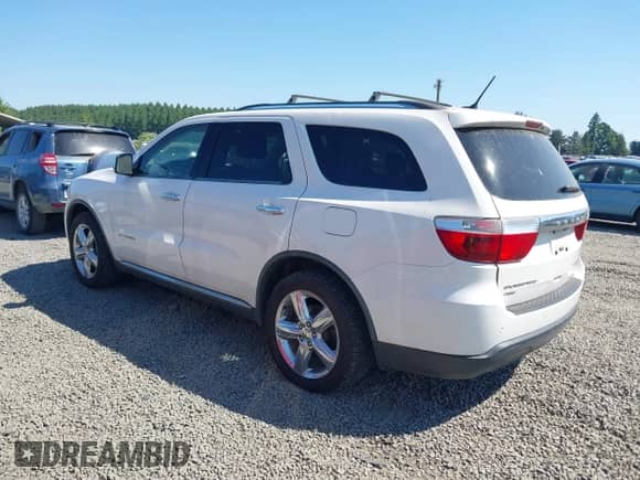 2012 Dodge Durango Citadel with VIN 1C4RDJEG4CC131247, listed as a IAAI auction lot 42439691 with 179,632 mi miles and . Bid and sale history available at DreamBid. Image 3.
