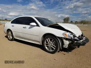 2013 Chevrolet Impala LTZ with VIN 2G1WC5E38D1243768, listed as a Copart auction lot 82187085 with 124,650 mi miles and Salvage title. Bid and sale history available at DreamBid. Image 4.