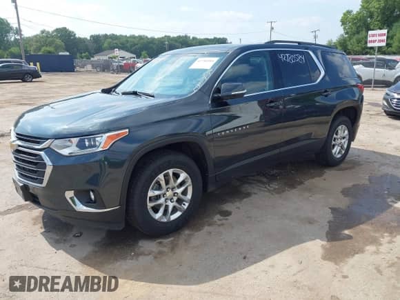 2020 Chevrolet Traverse LT Cloth with VIN 1GNERGKW2LJ318973, listed as a IAAI auction lot 42780584 with 80,338 mi miles and . Bid and sale history available at DreamBid. Image 17.