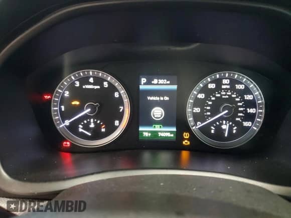 2018 Hyundai Sonata SEL с VIN 5NPE34AF2JH617993, выставлен на аукционе Copart как лот 66147585 с пробегом 74 095 миль миль и Списание • Salvage title. История ставок и продаж доступна на DreamBid. Изображение 9.