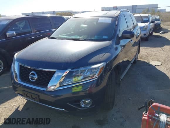 2015 Nissan Pathfinder SV с VIN 5N1AR2MN6FC705948, выставлен на аукционе IAAI как лот 40658599 с пробегом 116 956 миль миль и . История ставок и продаж доступна на DreamBid. Изображение 2.