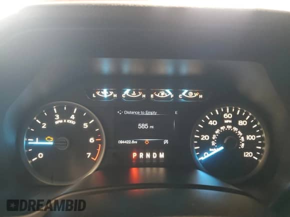 2018 Ford F-150 XL with VIN 1FTEW1EP1JFB44302, listed as a Copart auction lot 70579955 with 94,422 mi miles and Salvage title. Bid and sale history available at DreamBid. Image 9.