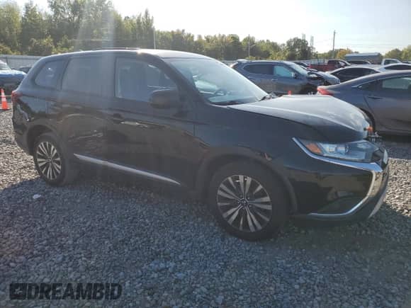 2020 Mitsubishi Outlander ES z VIN JA4AZ3A36LZ026357, wystawiony jako Copart lot #87419915 z przebiegiem 92 497 mil mil oraz Szkoda całkowita • Salvage title. Historia ofert i sprzedaży dostępna na DreamBid. Obrazek 4.