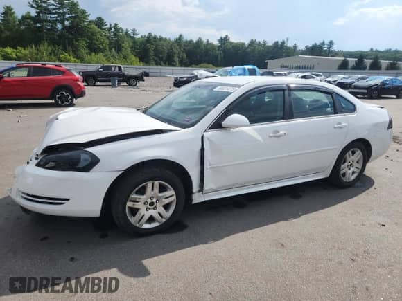 2013 Chevrolet Impala LT с VIN 2G1WG5E30D1153115, выставлен на аукционе Copart как лот 68921475 с пробегом 141 734 миль миль и Списание • Salvage title. История ставок и продаж доступна на DreamBid. Изображение 1.
