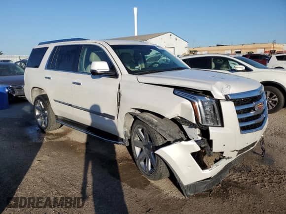 2018 Cadillac Escalade Premium Luxury z VIN 1GYS4CKJ9JR319277, wystawiony jako Copart lot #83877595 z przebiegiem 97 208 mil mil oraz Szkoda całkowita • Salvage title. Historia ofert i sprzedaży dostępna na DreamBid. Obrazek 4.