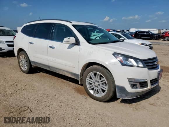 2015 Chevrolet Traverse LT z VIN 1GNKVGKD0FJ329441, wystawiony jako Copart lot #65004845 z przebiegiem 69 834 mil mil oraz Czysty tytuł • Clean title. Historia ofert i sprzedaży dostępna na DreamBid. Obrazek 4.