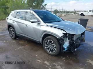 2025 Hyundai Tucson Limited z VIN 5NMJECDE4SH485162, wystawiony jako IAAI lot #43380041 z przebiegiem 10 394 mil mil oraz . Historia ofert i sprzedaży dostępna na DreamBid. Obrazek 1.