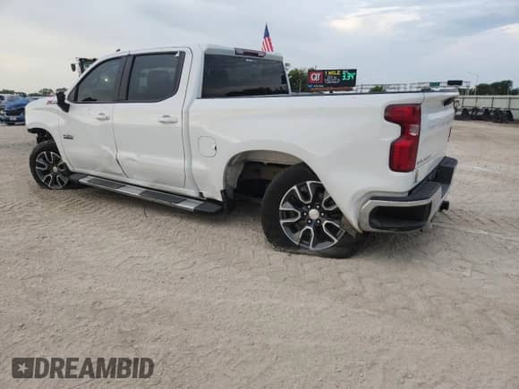 2022 Chevrolet Silverado 1500 LT с VIN 1GCUDDED1NZ646787, выставлен на аукционе Copart как лот 63601375 с пробегом 48 754 миль миль и Списание • Salvage title. История ставок и продаж доступна на DreamBid. Изображение 2.