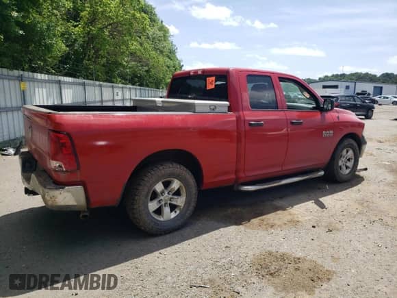 2013 Ram 1500 Tradesman with VIN 1C6RR6FGXDS649875, listed as a Copart auction lot 53169505 with 170,918 mi miles and Salvage title. Bid and sale history available at DreamBid. Image 3.