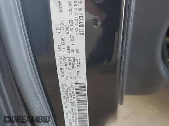 2018 Dodge Grand Caravan SE with VIN 2C4RDGBGXJR162367, listed as a Copart auction lot 80071825 with 130,111 mi miles and Salvage title. Bid and sale history available at DreamBid. Image 13.