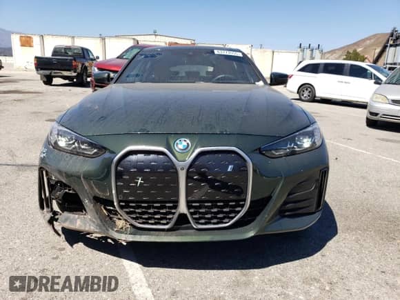 2024 BMW i4 eDrive35 with VIN WBY43AW03RFS10266, listed as a Copart auction lot 63773555 with 15,336 mi miles and Salvage title. Bid and sale history available at DreamBid. Image 5.