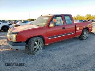 2004 Chevrolet Silverado 1500 LS z VIN 2GCEC19V441186458, wystawiony jako Copart lot #90837905 z przebiegiem Nie podano mil oraz Czysty tytuł • Clean title. Historia ofert i sprzedaży dostępna na DreamBid. Obrazek 1.