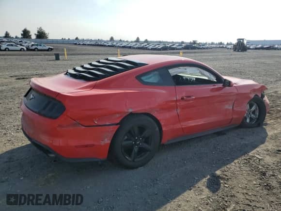 2018 Ford Mustang EcoBoost with VIN 1FA6P8TH5J5114947, listed as a Copart auction lot 80144015 with 71,097 mi miles and Salvage title. Bid and sale history available at DreamBid. Image 3.
