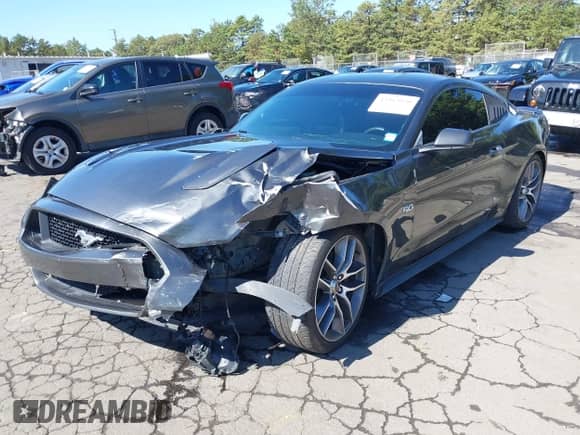 2016 Ford Mustang GT Premium with VIN 1FA6P8CF5G5333642, listed as a IAAI auction lot 43363030 with 48,090 mi miles and . Bid and sale history available at DreamBid. Image 2.