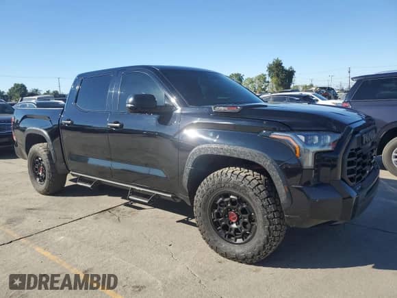 2024 Toyota Tundra TRD Pro Hybrid с VIN 5TFPC5DB5RX045468, выставлен на аукционе Copart как лот 90916165 с пробегом 32 785 миль миль и Списание • Salvage title. История ставок и продаж доступна на DreamBid. Изображение 4.