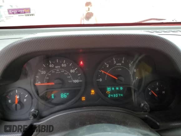 2007 Jeep Wrangler Unlimited X с VIN 1J4GA39107L158043, выставлен на аукционе Copart как лот 80161495 с пробегом 243 074 миль миль и Чистый • Clean title. История ставок и продаж доступна на DreamBid. Изображение 9.