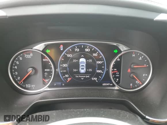 2020 Chevrolet Blazer Premier with VIN 3GNKBLRSXLS632565, listed as a Copart auction lot 58967975 with 68,049 mi miles and Salvage title. Bid and sale history available at DreamBid. Image 9.